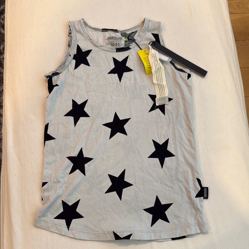 NWT Nununu stars tank top sz 10-11